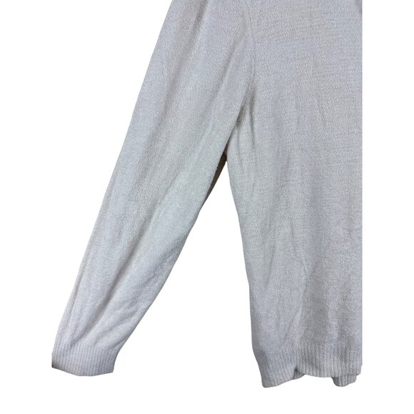 Barefoot Dreams Women's Shirt CozyChic Ultra Lite Rib Back Placket Henley Medium - Picture 3 of 11